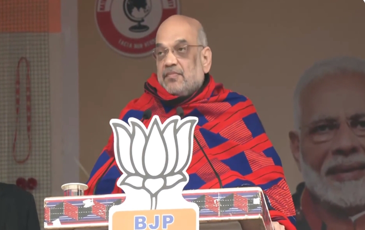 Nagaland: Home Minister Amit Shah addressed rally along with CM Neiphiu Rio at Tuensang Town for BJP – NDPP candidate